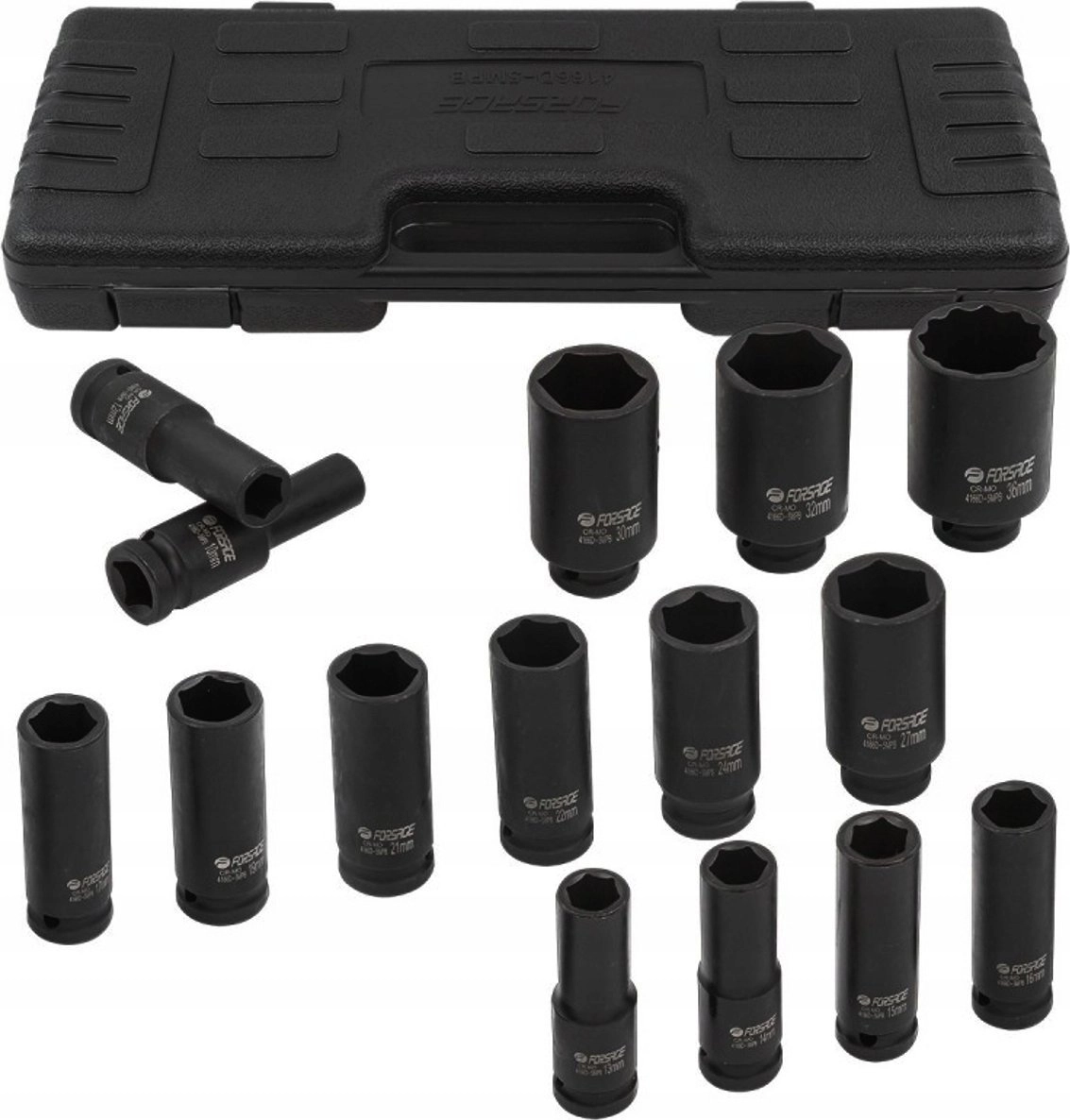 Set of deep impact sockets 1/2``