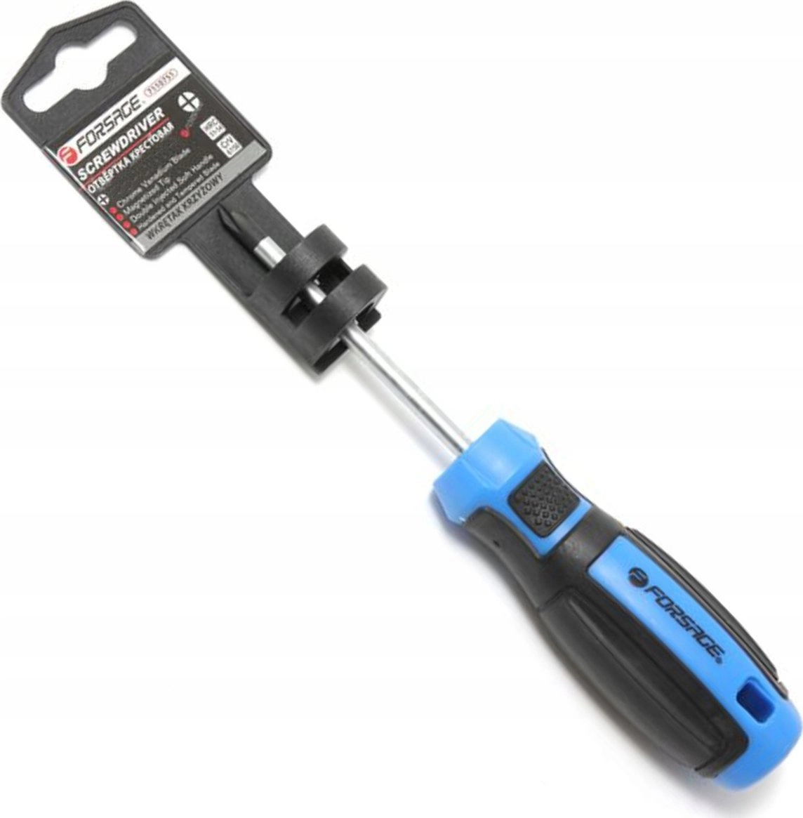 Forsage Śrubokręt krzyżakowy magnesowaPH1x100mm  F-7111001 5905101300279
