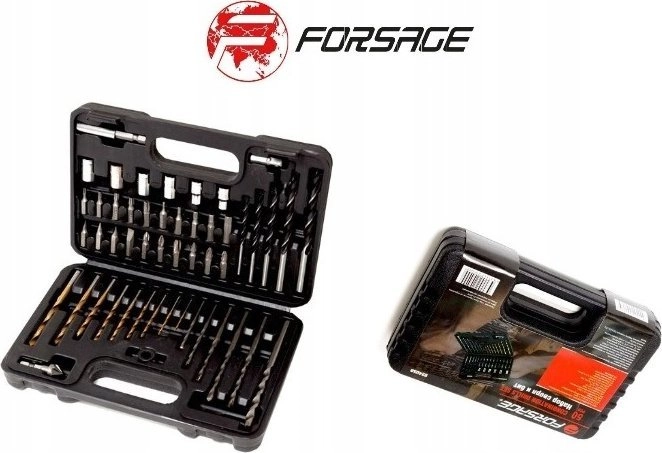 Forsage tool set SET OF DRILLS