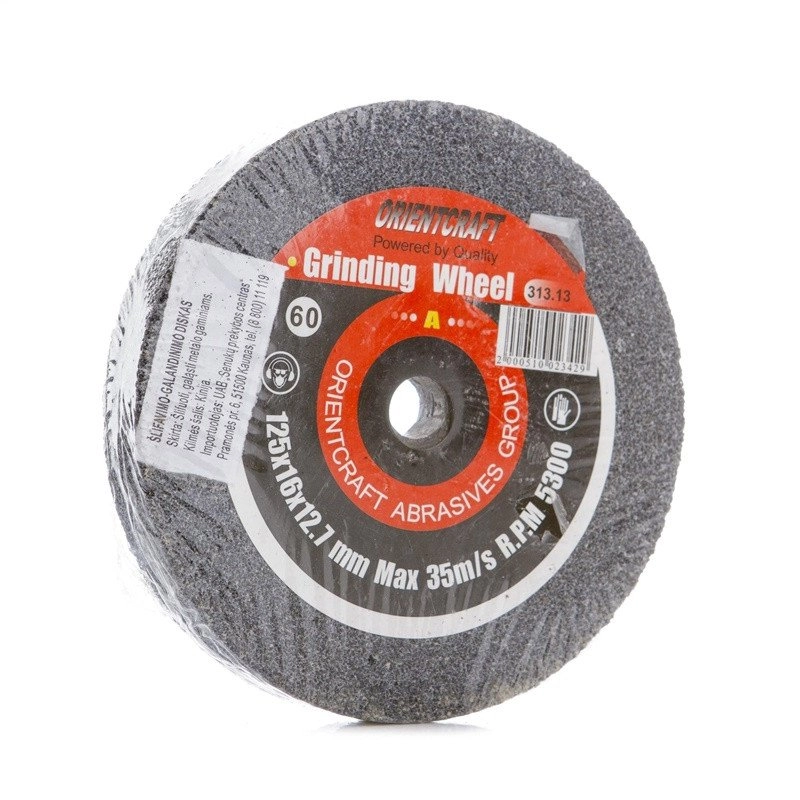 CERAM.GRIND.DISC STEEL 125X16X12.7