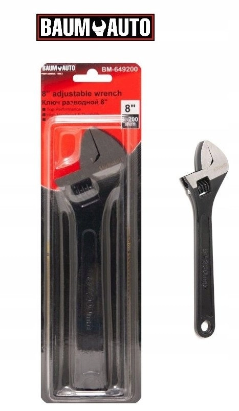 Klucz nastawny  8" 200mm BM-649200 5904915197020