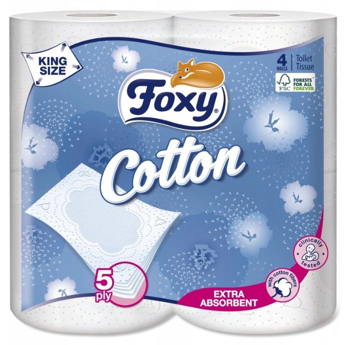 FOXY TOILET PAPER A`4 COTTON /14/
