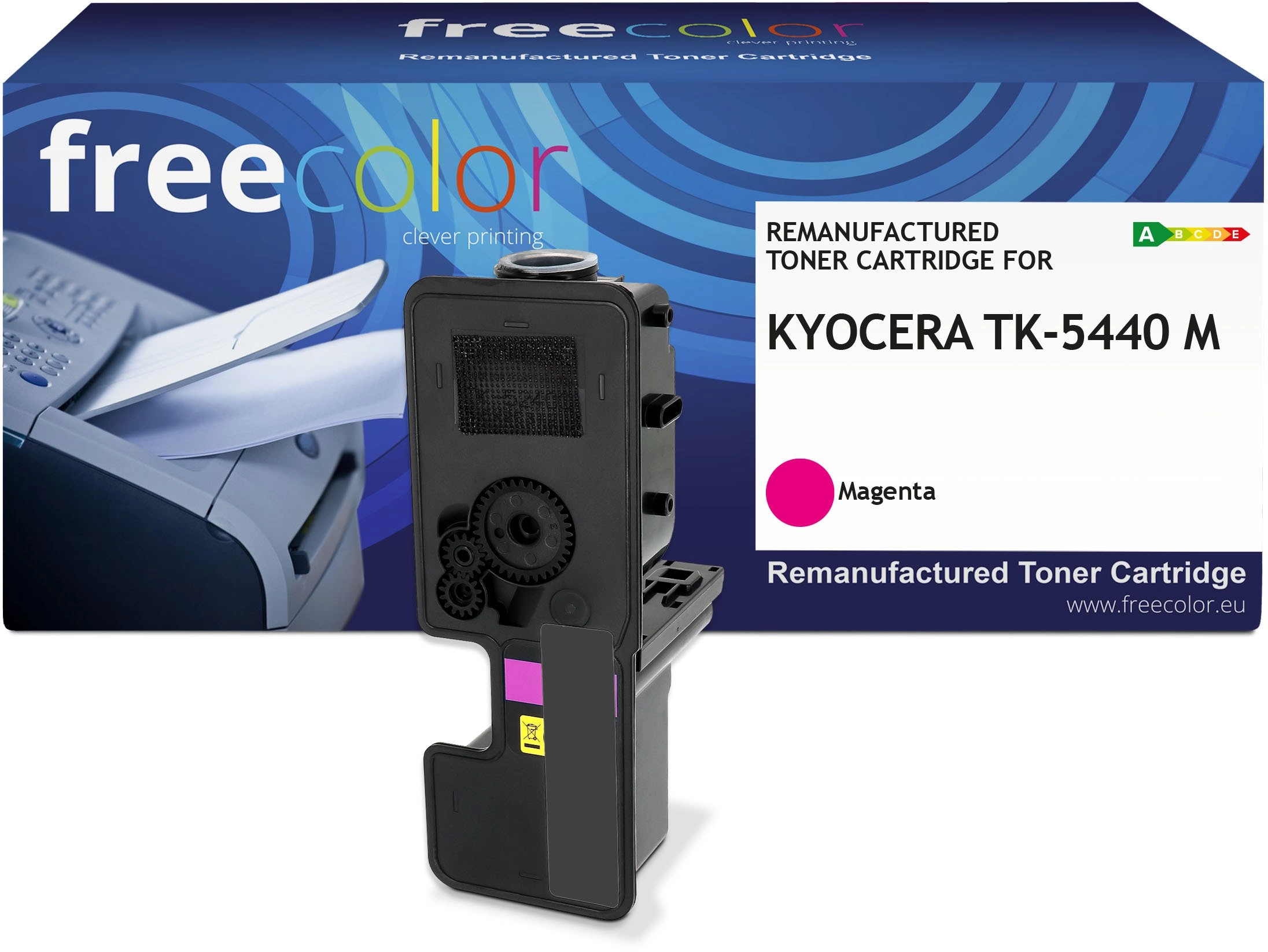 Freecolor Toner Kyocera TK-5440K magenta mit