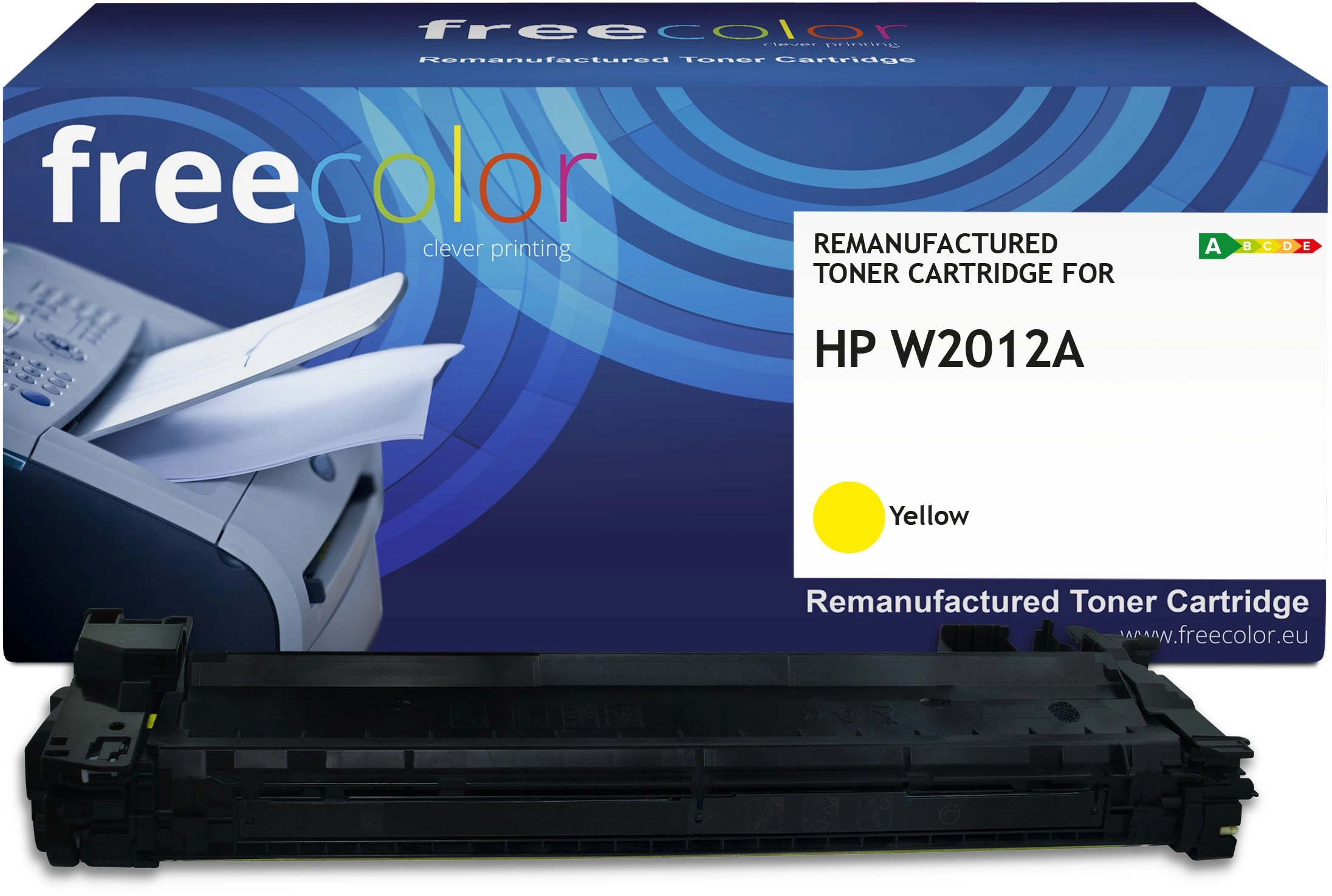 Freecolor Toner HP W2012A yellow mit