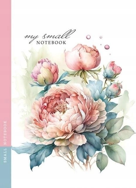 Decorative notebook 105x148/64K grid TW Bouquet