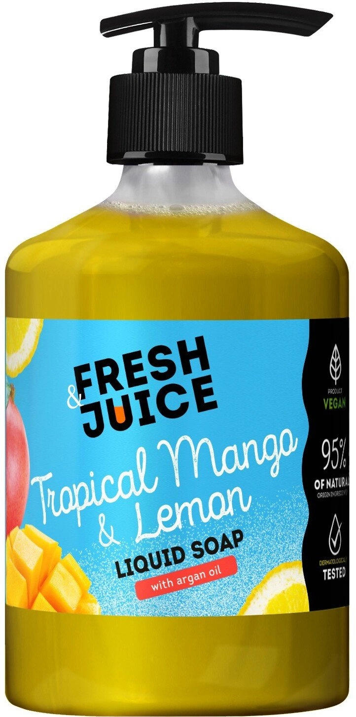 SOAP LIQUID TROPICAL MANGO LEMON 460ML