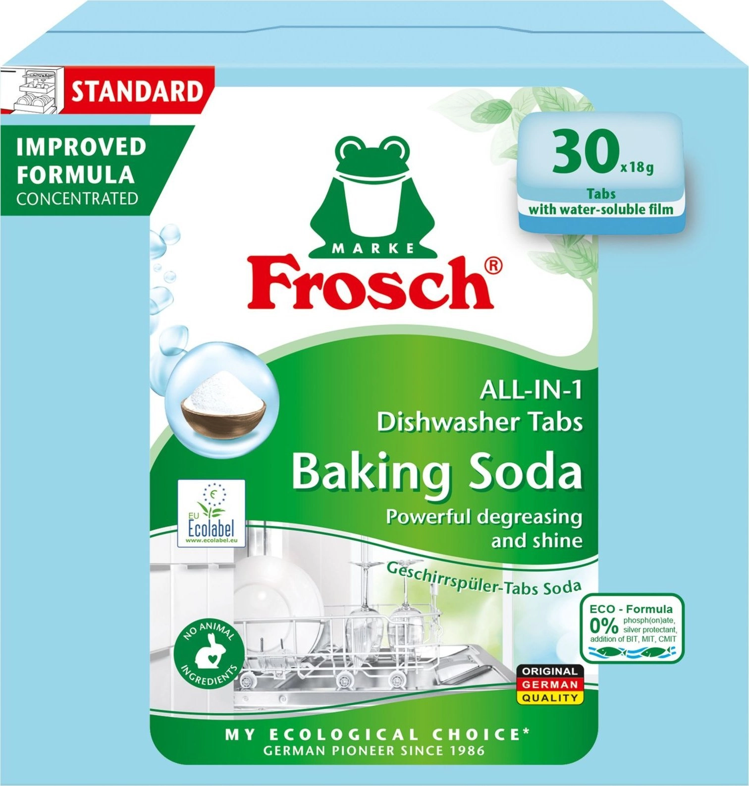 Frosch Frosch dishwasher tablets with soda