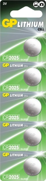GP Batteries Lithium CR2025 Rechargeable battery