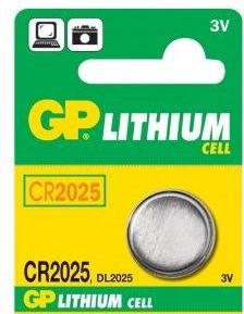GP CR2025 battery 1 pc. 0602025C5