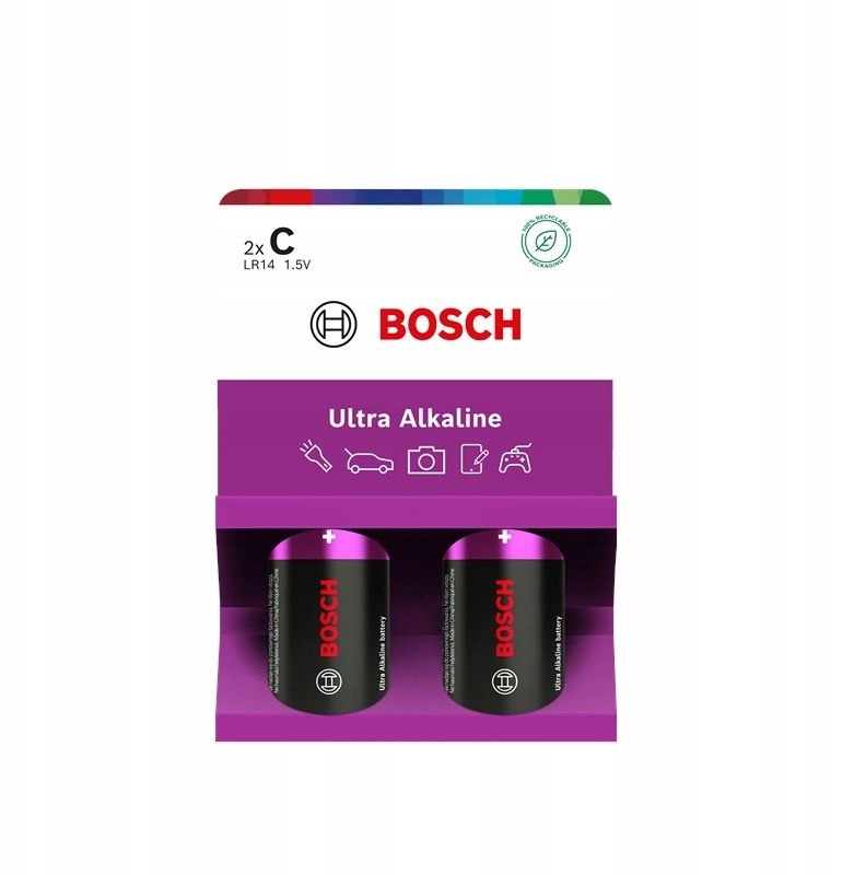 BATERIA BOSCH 2SZT C ULTRA ALKALINE