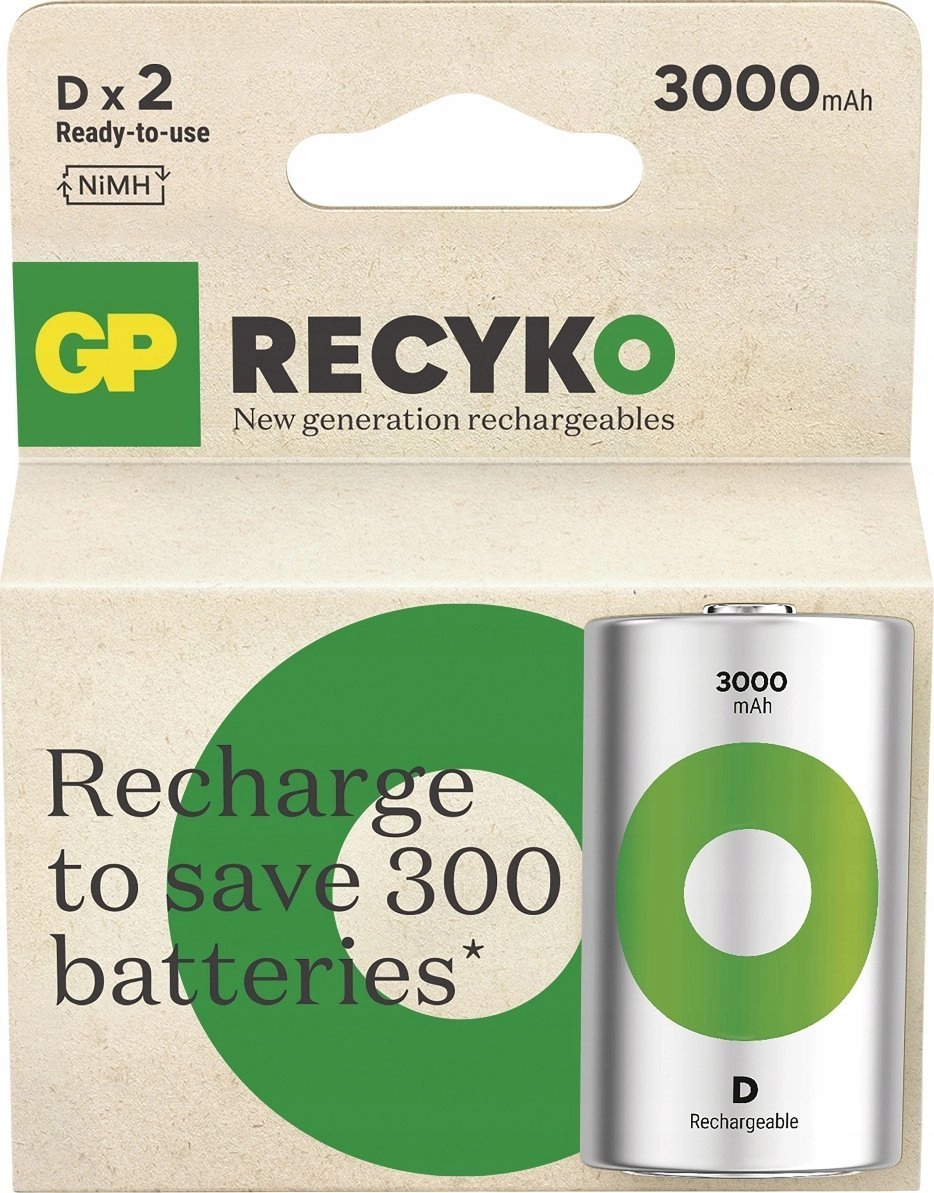 GP - ReCyko Rechargeable Battery Size