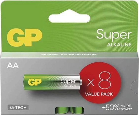 GP 4+4 Super Alkaline 1 5V