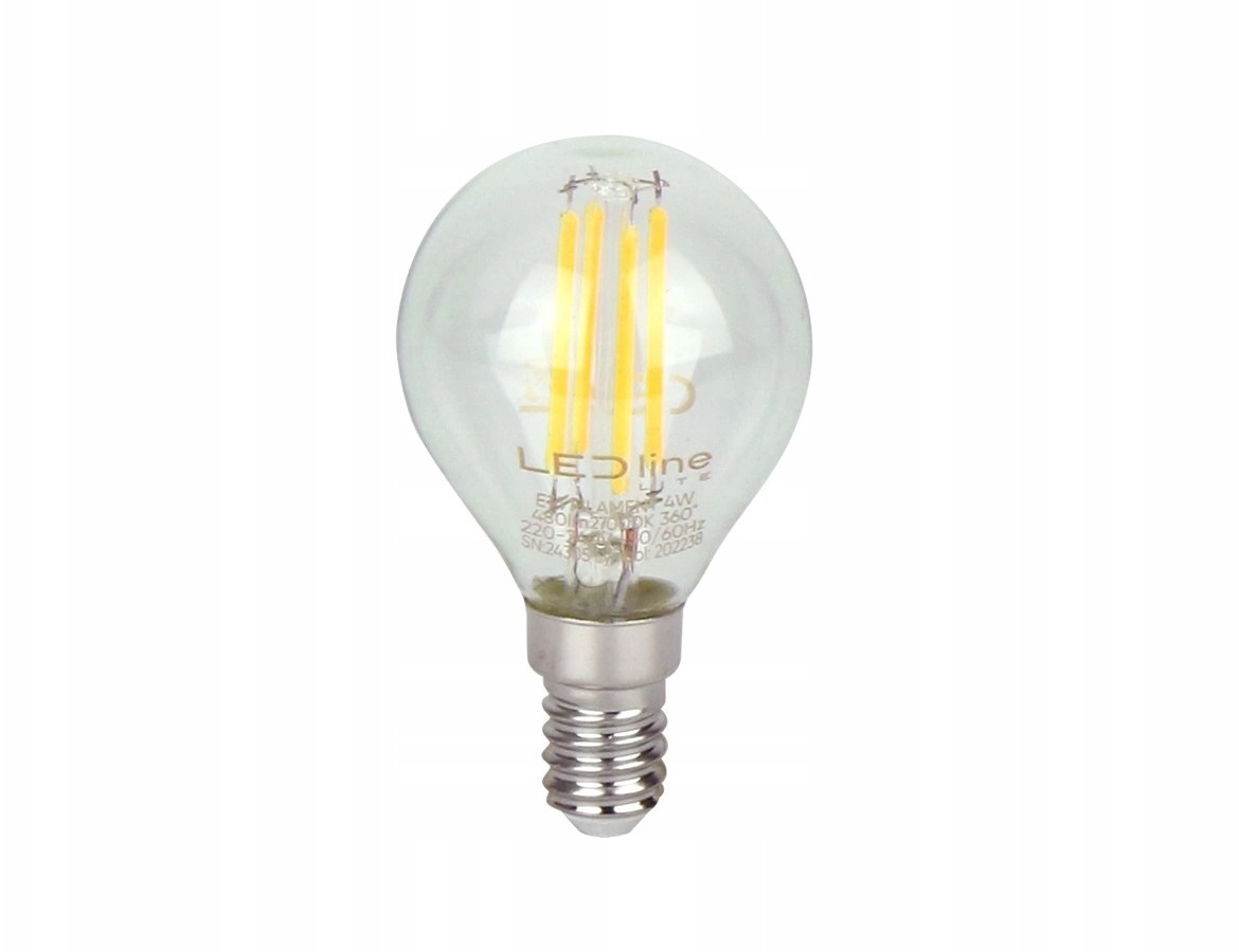 LED spuldze E14 4W 4000K 480lm