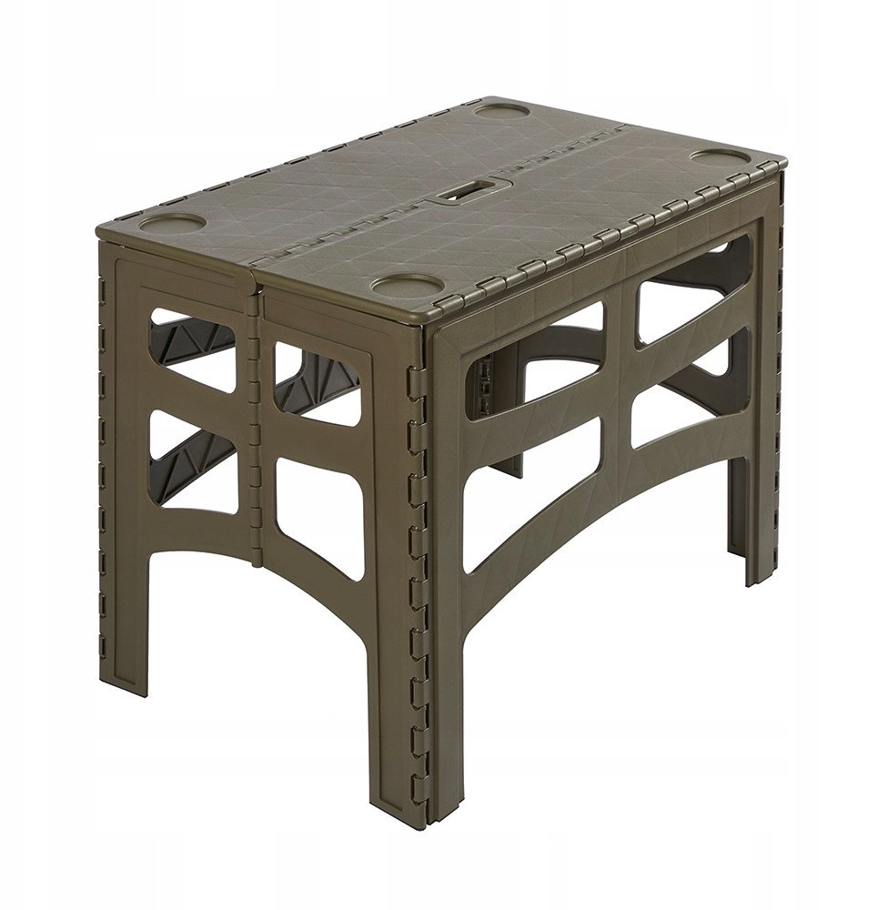 Folding outdoor table L with load