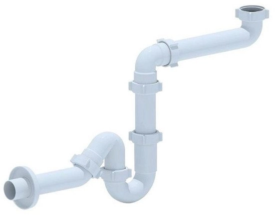 SINK SIPHON SAVING SPACE 1 1/2X40