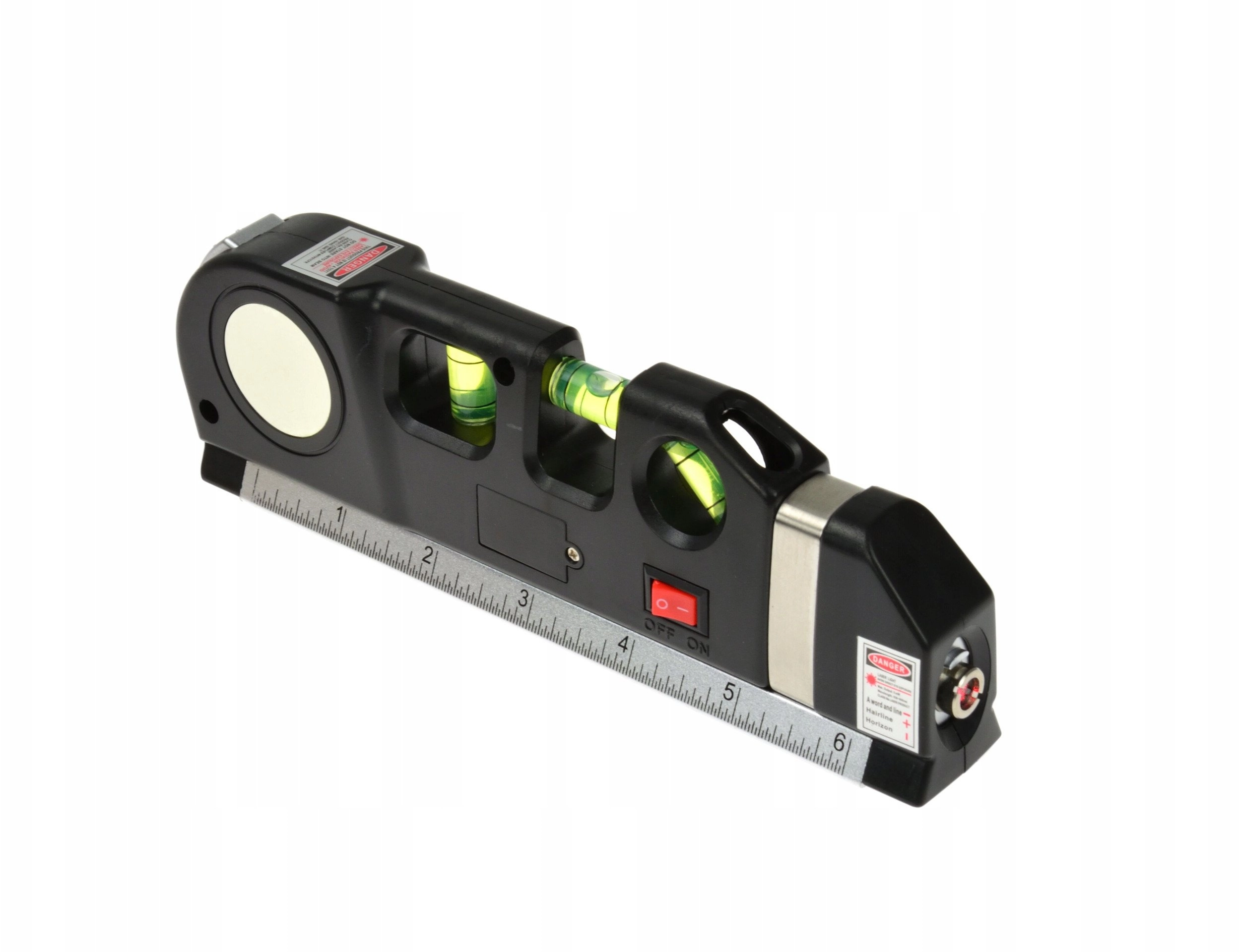 Laser level with tape measure and