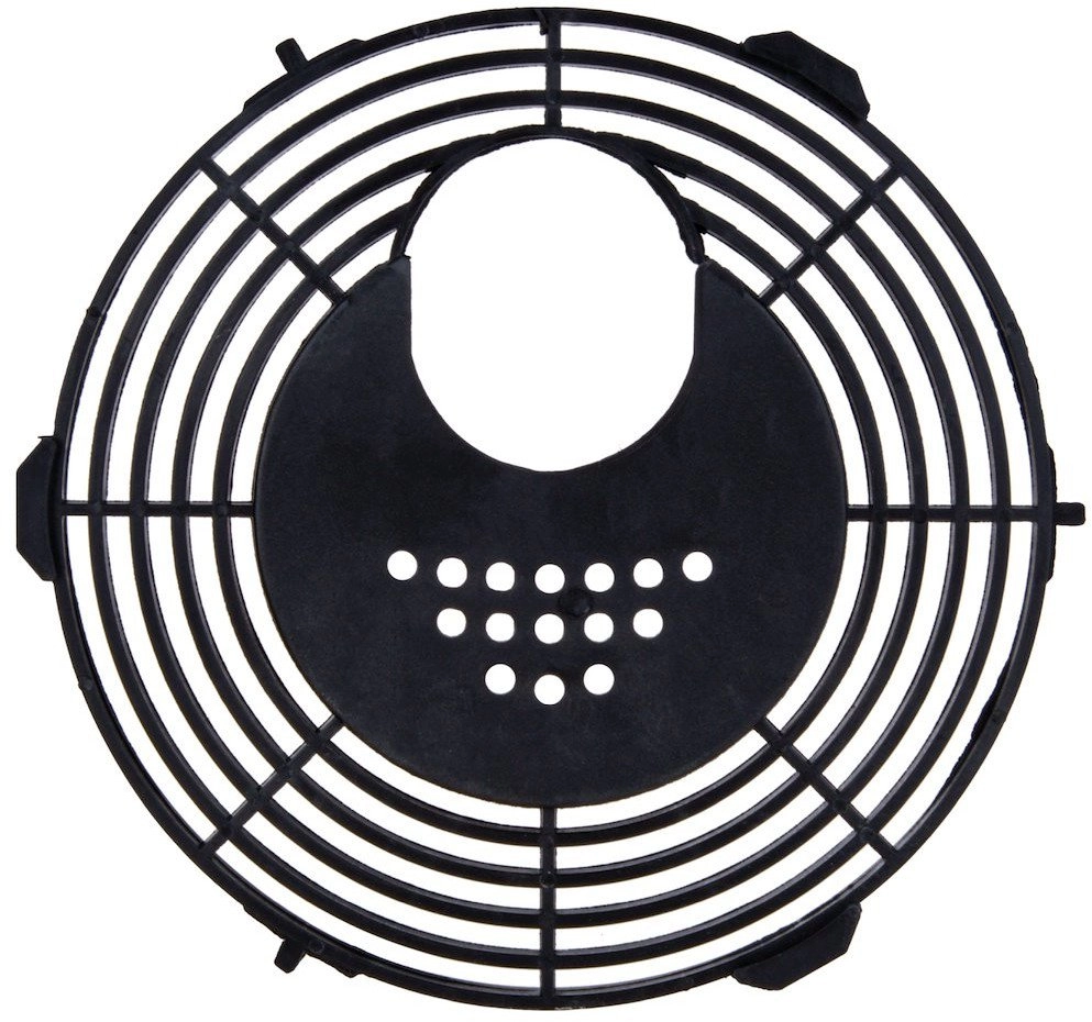 Air inlet grille for oil heater