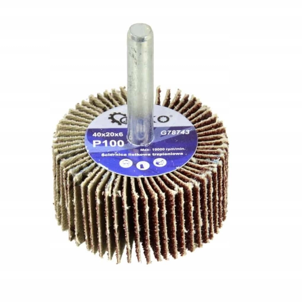 Mounted flap grinding wheel 40x20X6 P80