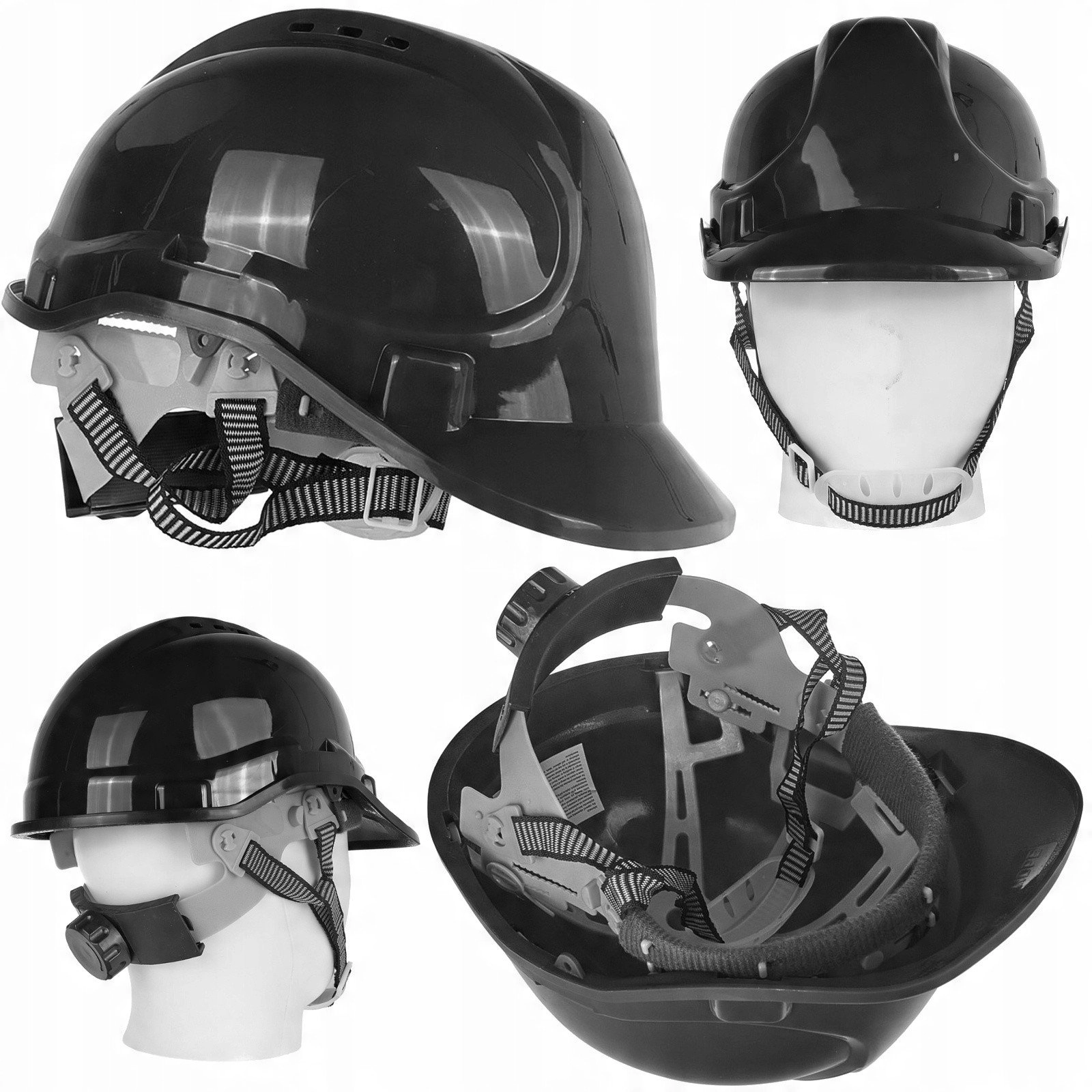 Kask ochronny budowlany BHP regulowany –