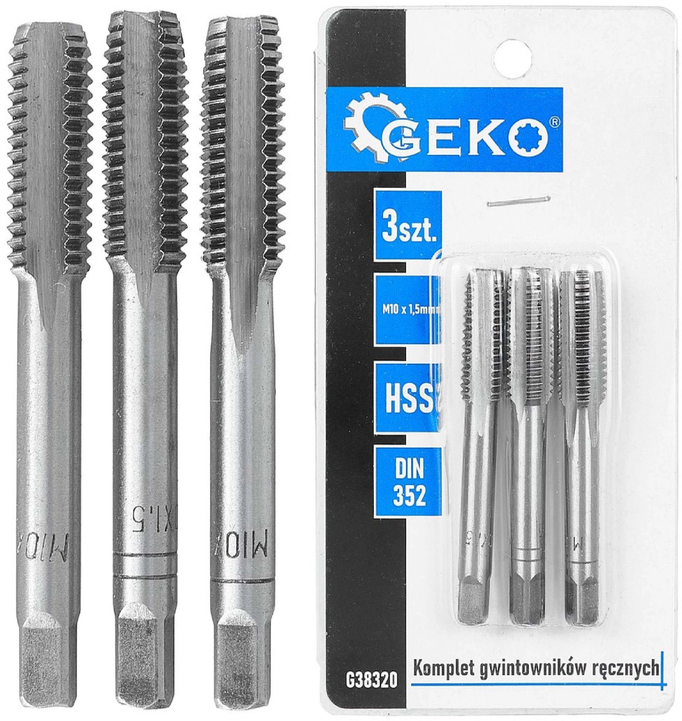 Geko Set of manual taps M10