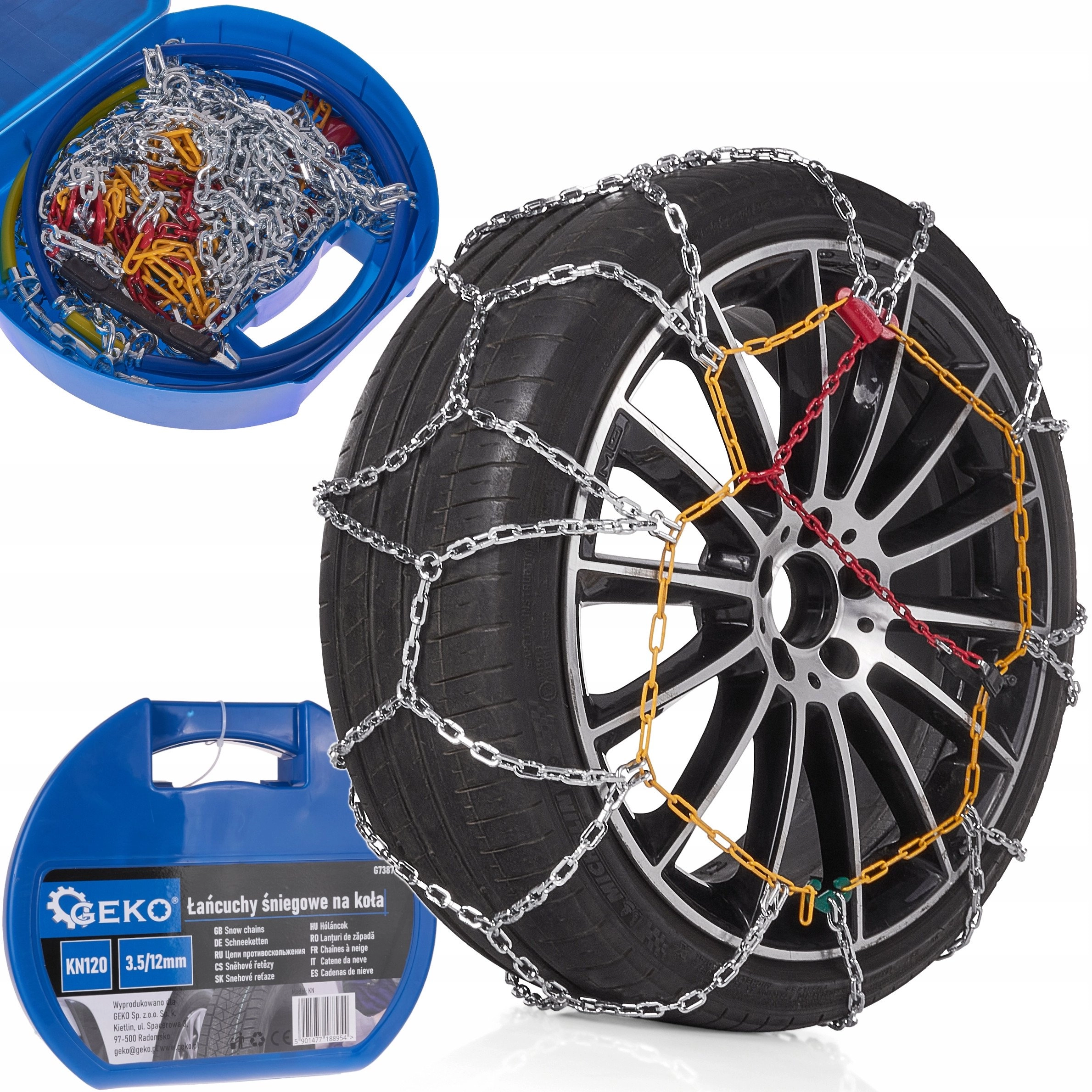 Geko Snow chains for wheels KN120