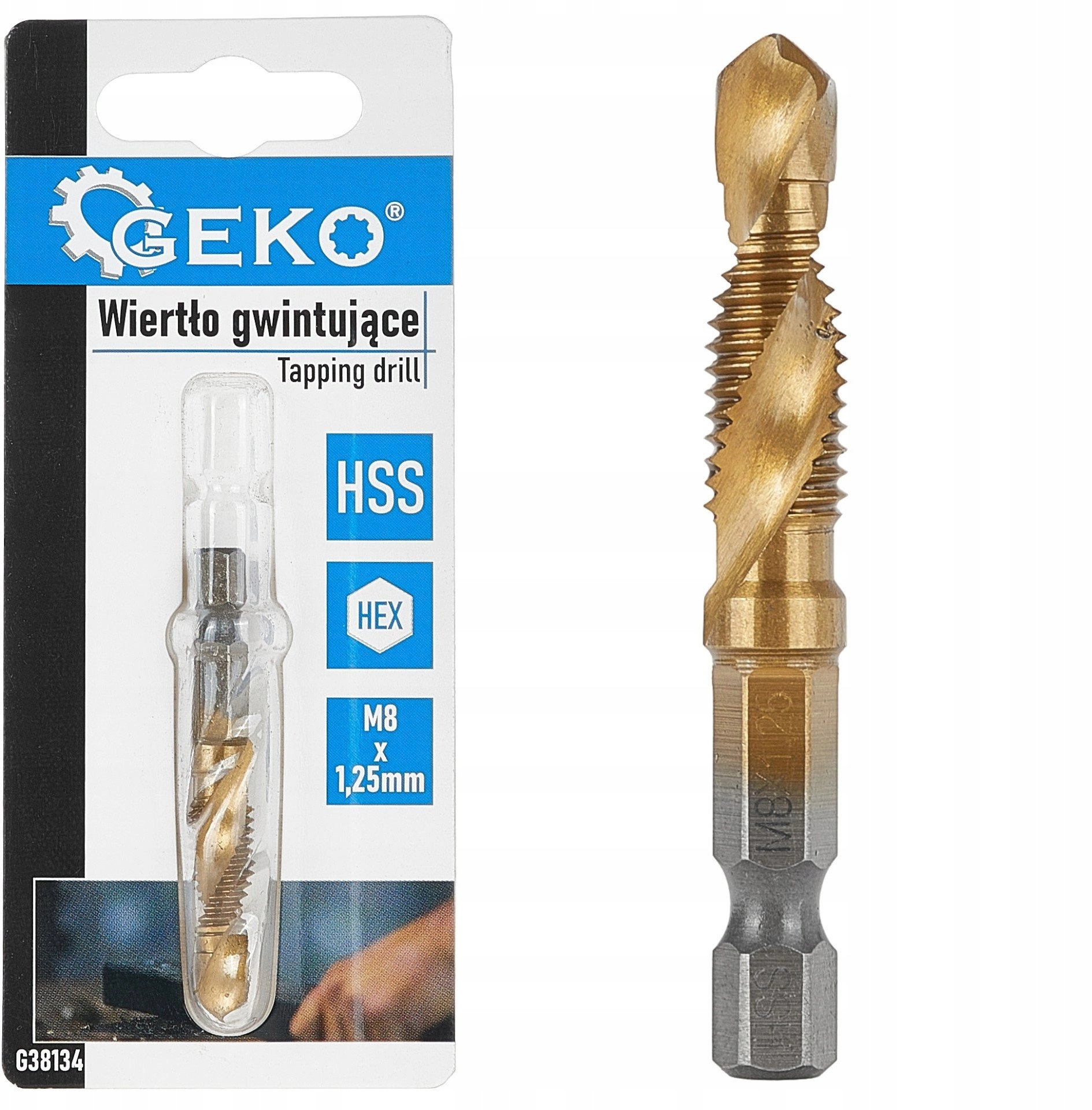 HSS tapping drill M8 x 1