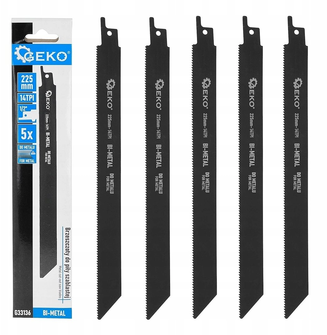 Bi-metal saw blades for metal 225mm