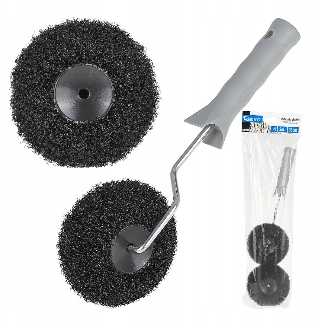 Plaster roller for corners with handle