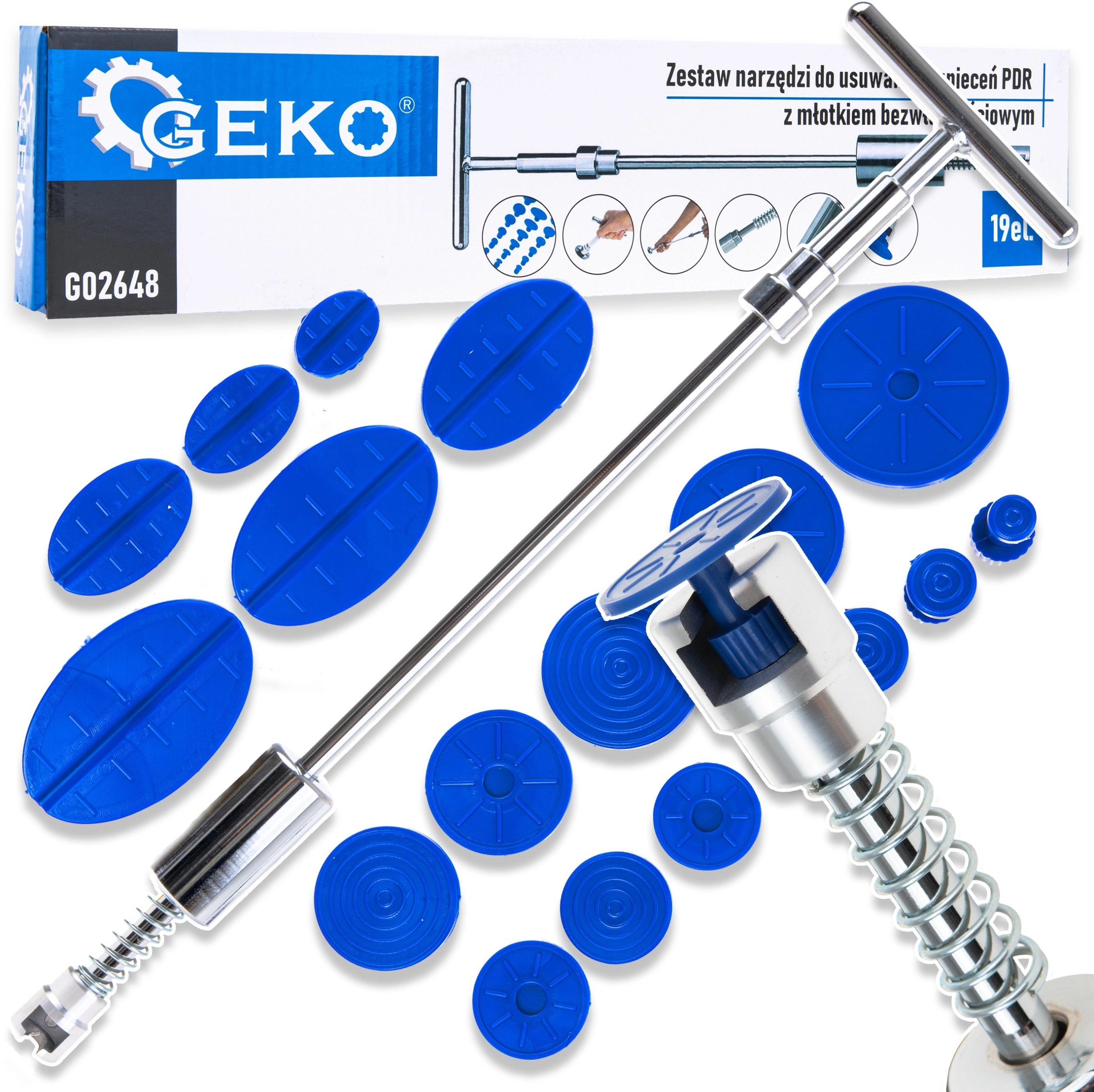 PDR dent removal tool set with