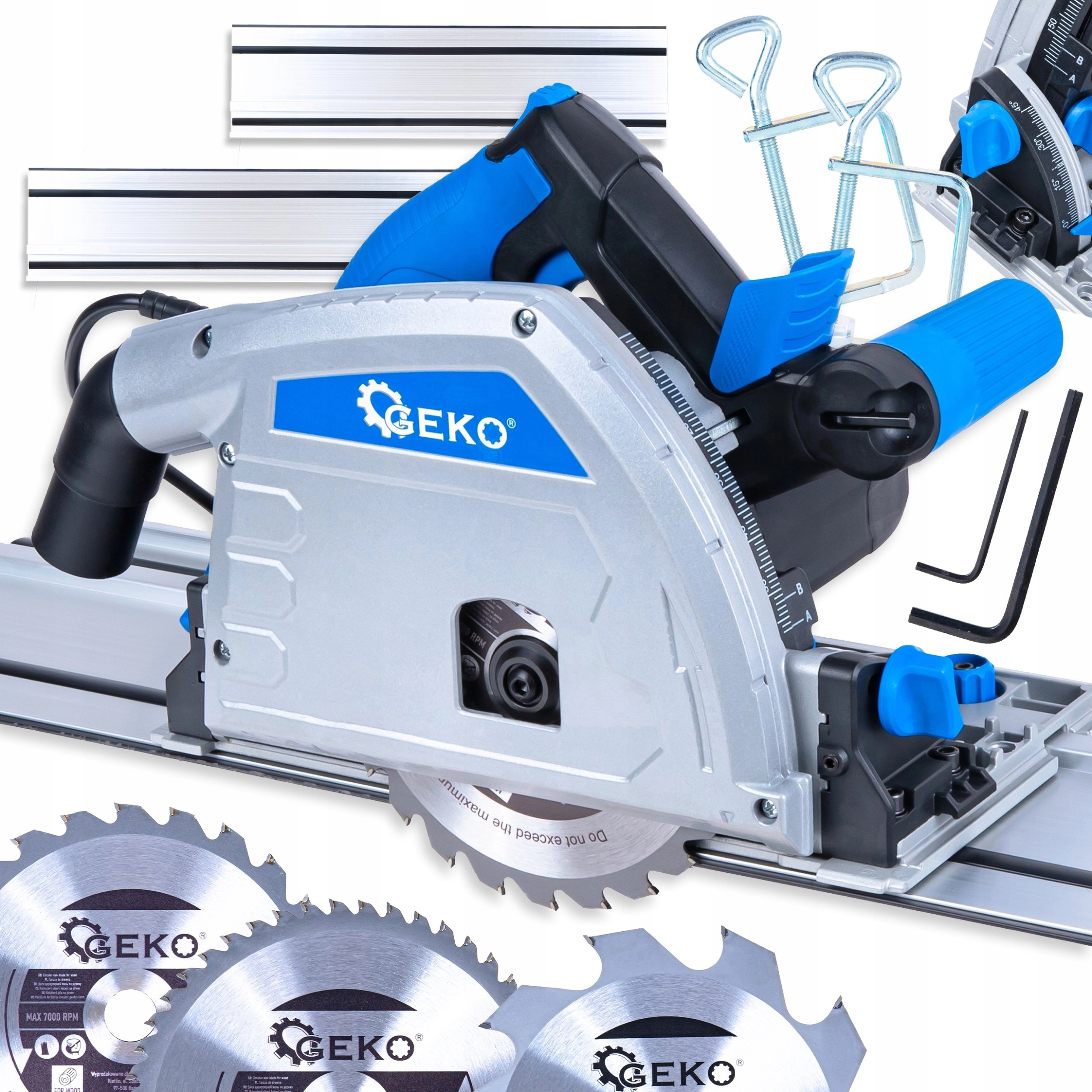 Circular saw with guide bar 1200W