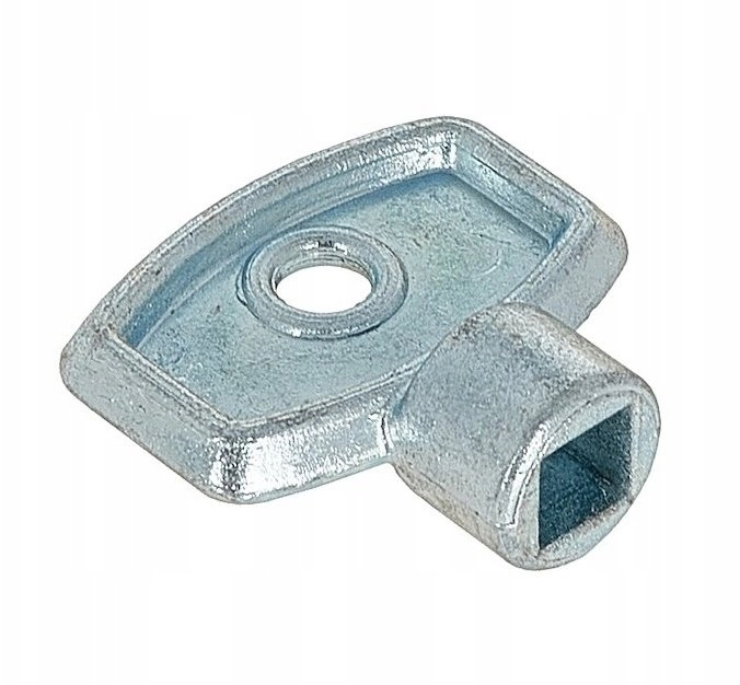 Metal key for bleeding the radiator