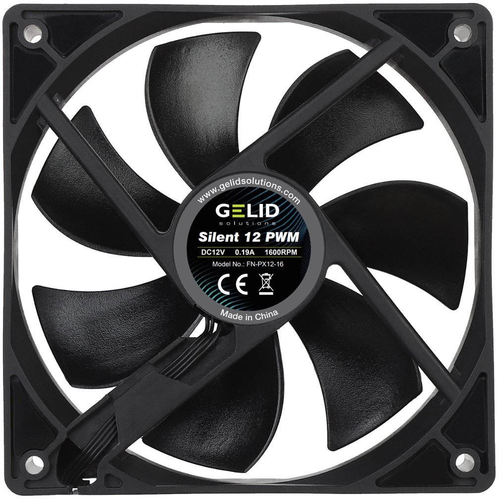 Gelid 120mm Silent 12 PWM Black