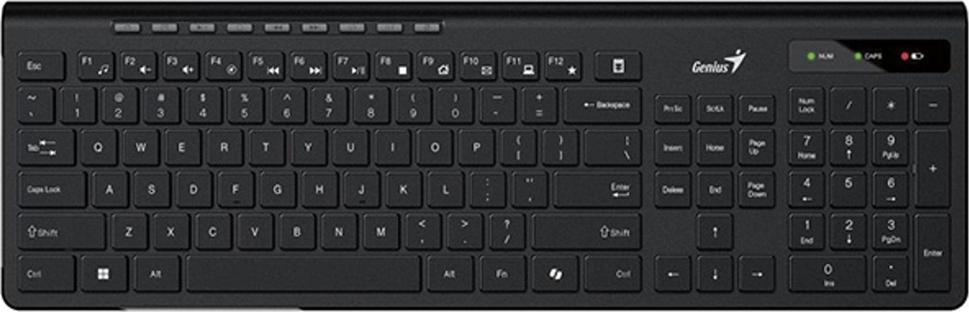 Genius SlimStar 7230/Wireless USB/CZ-SK layout/Black 31310021411