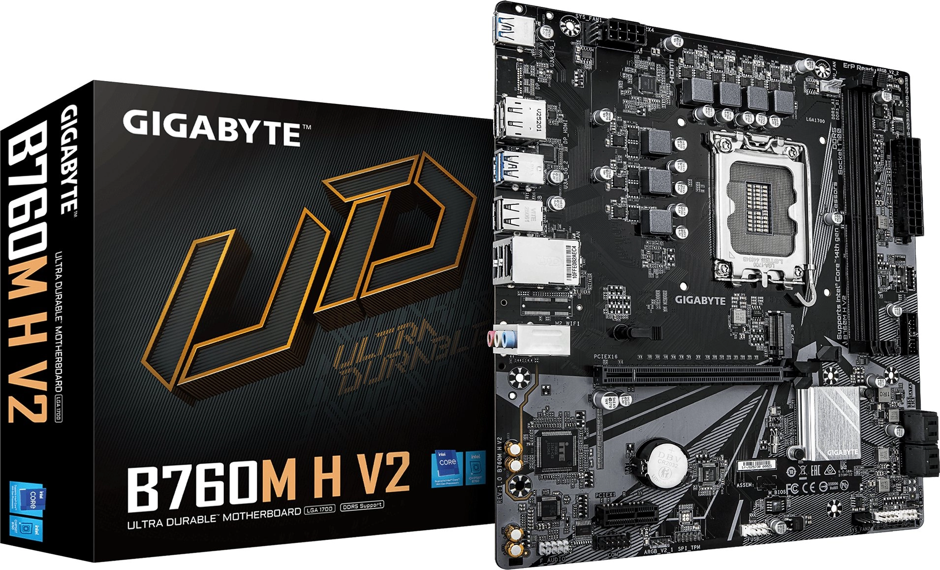 GIGABYTE Mainboard B760M H V2 -