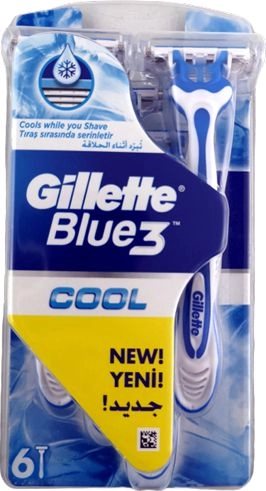 Gillette Blue3 Cool Disposable Razors 6pcs