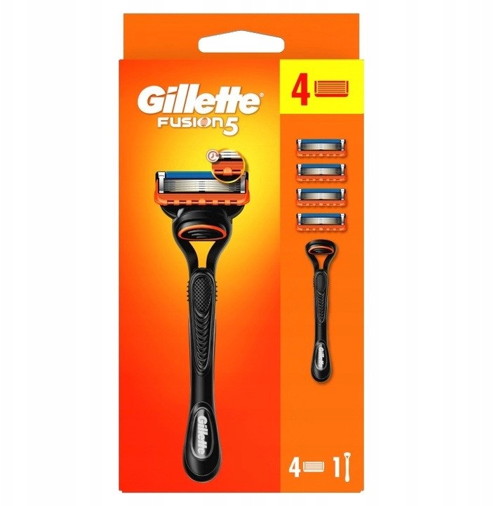 Gillette Fusion5 Systemklingen 4er + Handstück