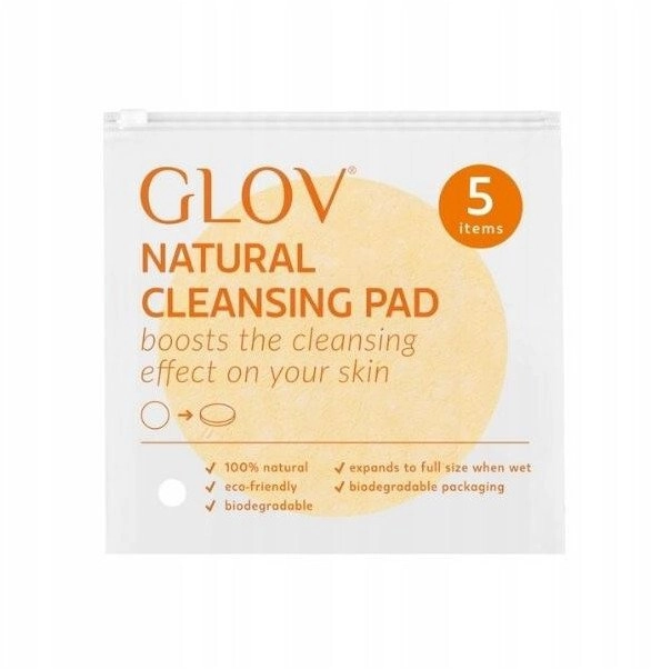 Glov Natural Cleansing Padscellulose facial cleansing
