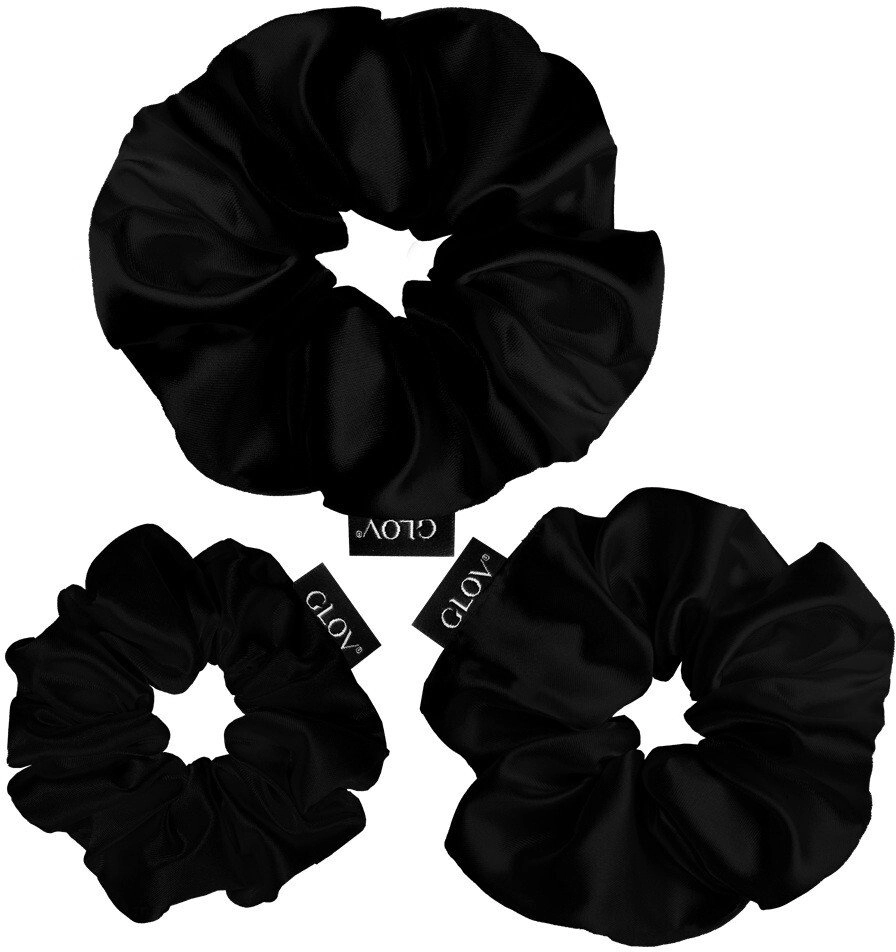 Glov Satin Scrunchies hair bands S/M/L