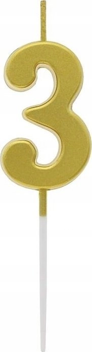 GoDan Piker candle B_C Cyferka3 met/gold