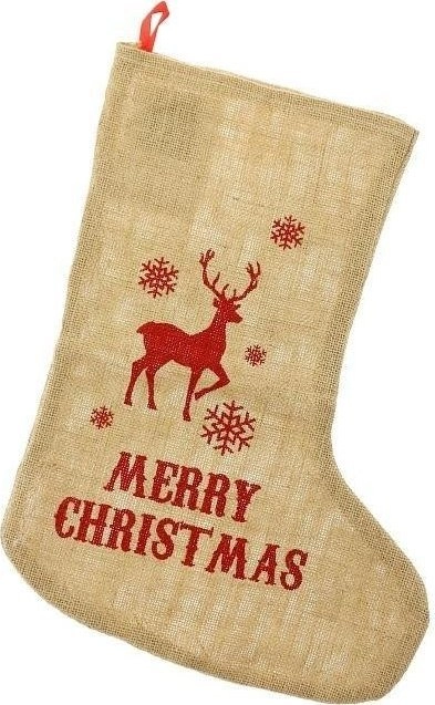 Christmas sock jute Reindeer 44.5