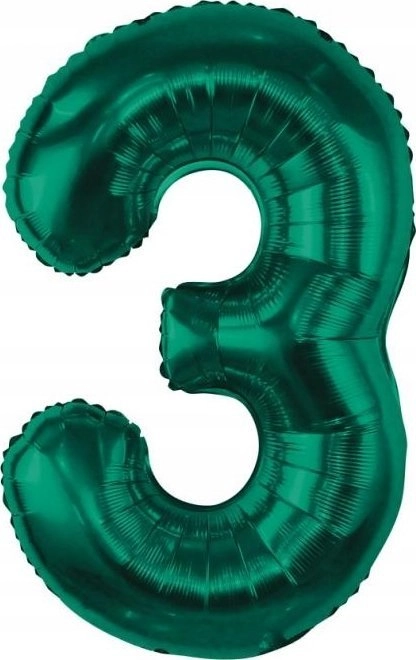 GoDan BC foil balloon number 3