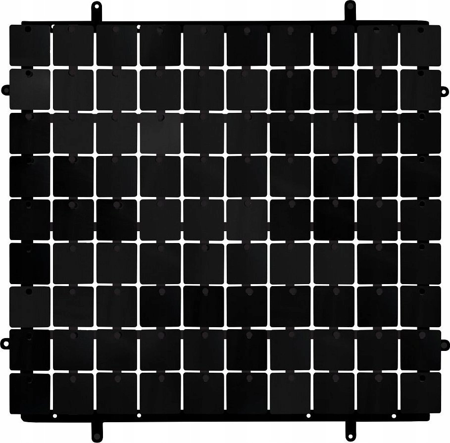 Decorative panel black  black background  type