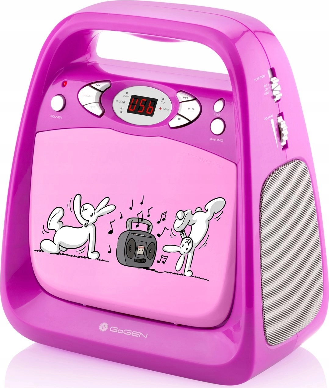GoGEN GOGEN BOOMBOX BOBKARAOKEP PINK RABBIT