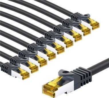 Goobay RJ45 kabel krosowy CAT 6A
