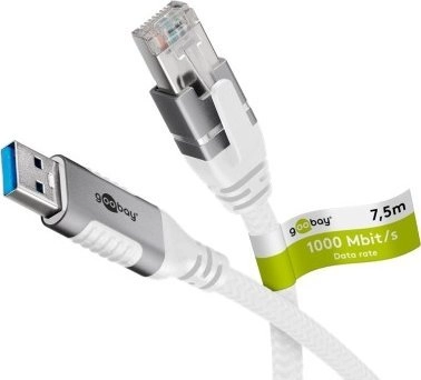 Ethernet-kabel USB-A 3.0 til RJ45