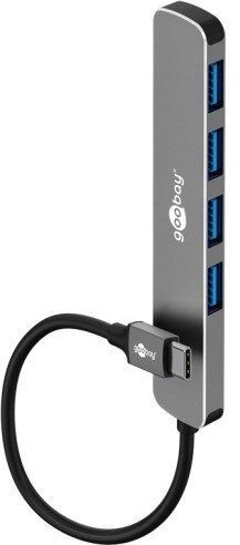 Slim 4-Port USB Hub  USB-Câ¢ to