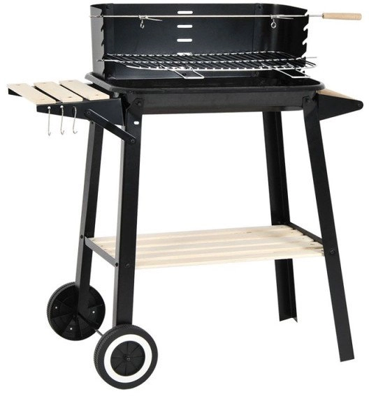 GRILL OGRODOWY WÓZEK 83x45 5x86 5CM