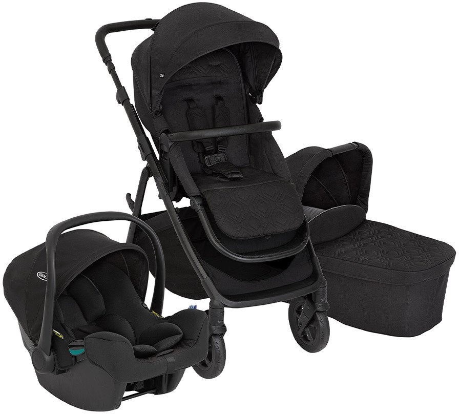 GRACO STROLLER NEAR2ME DLX TRIO MIDNIGHT