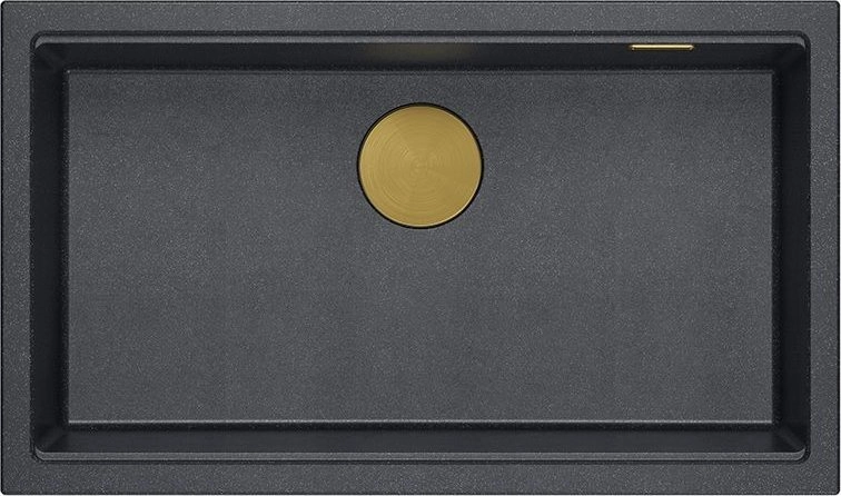 GraniteQ LOGAN 110 sink black diamond