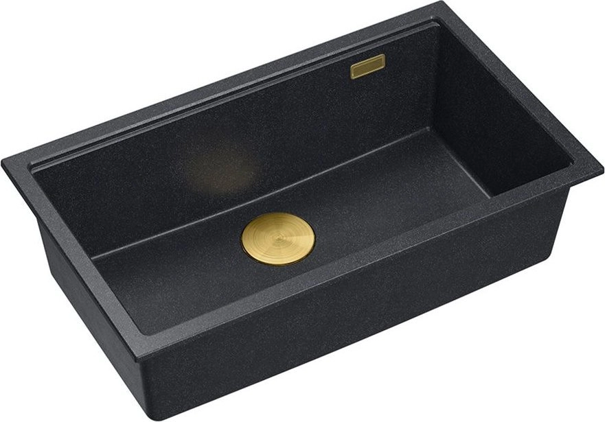 GraniteQ sink Logan 110 black metallic
